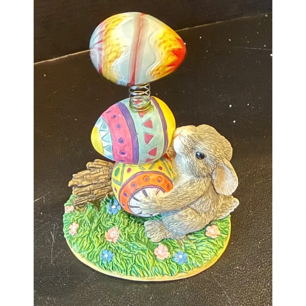 Charming Tails Silvestri Rabbit Bunny Binkeys Bouncing Bundle Easter Eggs Egg